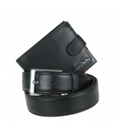 Gift set belt + wallet ZG-118-BR Pierre Cardin