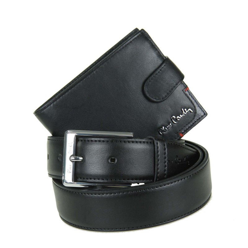 Gift set belt + wallet ZG-118-BR Pierre Cardin