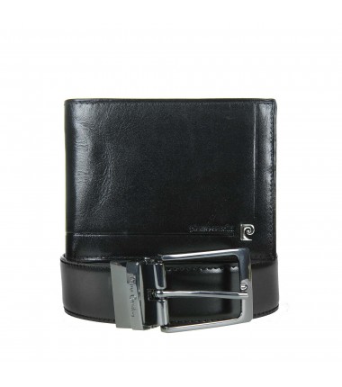 Gift set double-sided belt + wallet ZG-126-BR Pierre Cardin