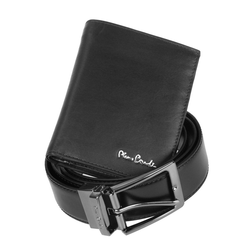 Gift set belt + wallet ZG-128-BR Pierre Cardin