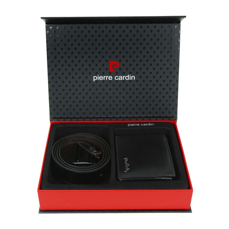 Gift set belt + wallet ZG-124-BR Pierre Cardin