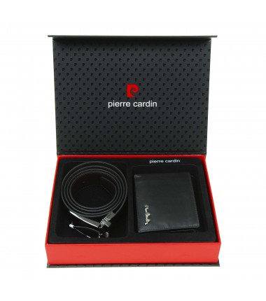 ZG-97 Pierre Cardin belt + wallet gift set