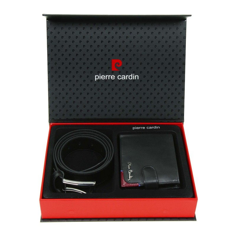 Подарочный набор Ремень + кошелек ZG-108 Pierre Cardin