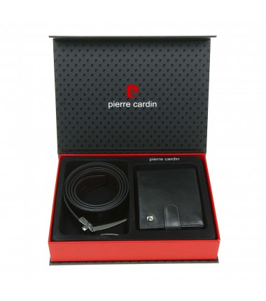 Gift set belt + wallet ZG-123-BR Pierre Cardin