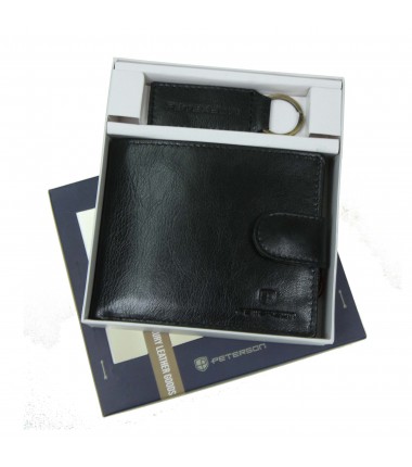 Pánska peňaženka + súprava kľúčenky PTN SET-M-N994L-GVT Peterson