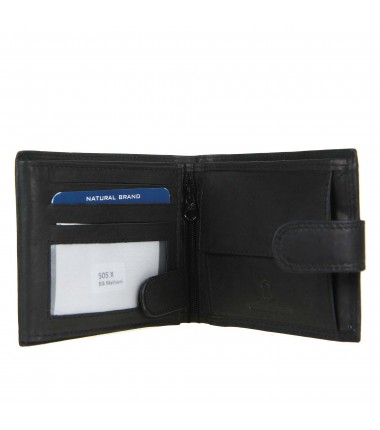 Men's leather wallet 505X MATHANI WILD