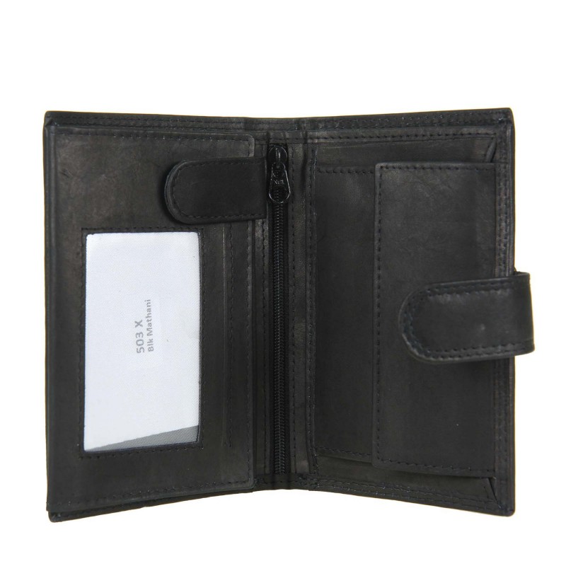 Men's leather wallet 503X MATHANI WILD
