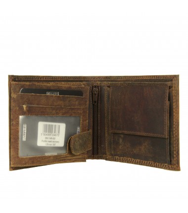 Men's leather wallet EM-114R-033 BELLUGIO