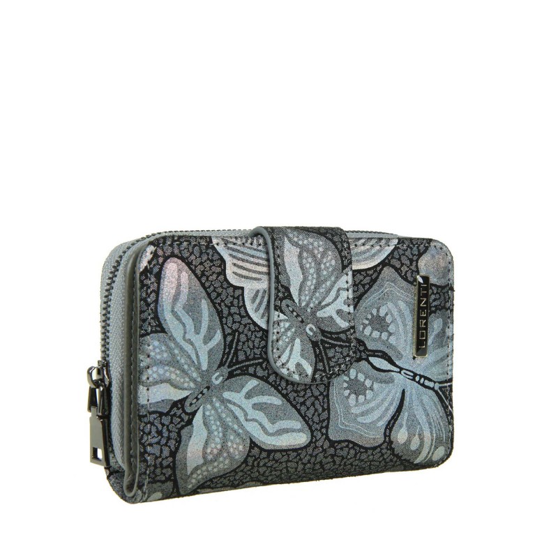 Women's wallet 76115-ONBF Lorenti butterflys