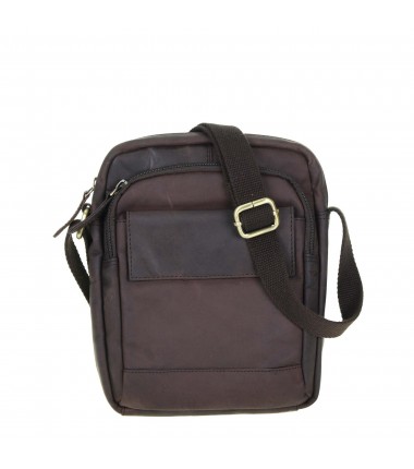 Men's shoulder bag ZBM-113-778 BELLUGIO leather
