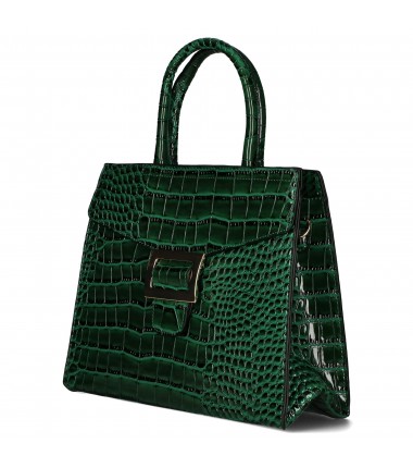 Lacquered handbag HL2301 THE GRACE BAGS croco