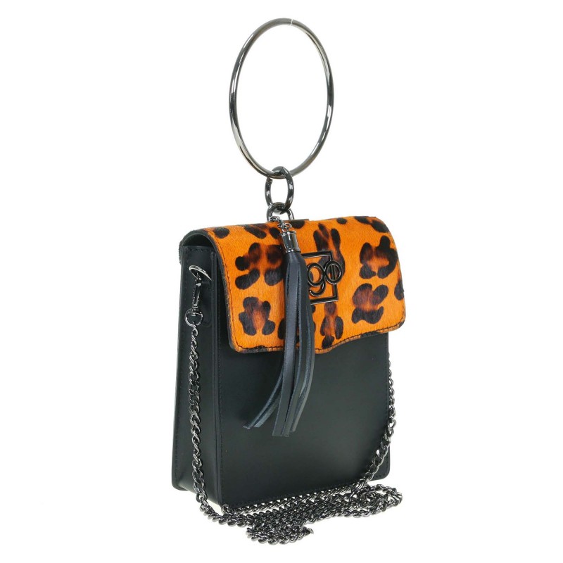 Handbag S0106 ZW 22JZ with an EGO leather spotted flap PROMO