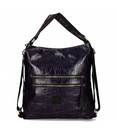 Lacquered handbag-backpack 21044ET A10 EGO PROMO