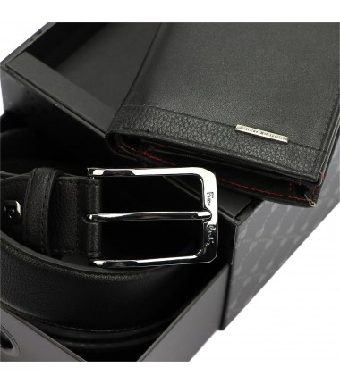 Gift set belt + wallet PARURE326 GG14 Pierre Cardin