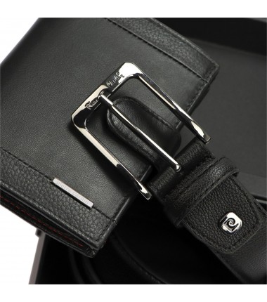 Gift set belt + wallet PARURE326A GG14 Pierre Cardin