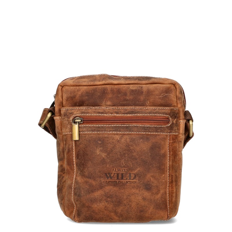 Men's leather bag 250587-MH WILD