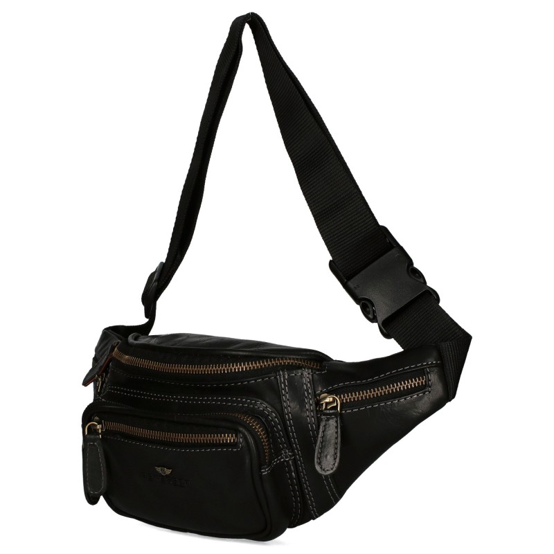 Leather hip bag PTN WB-2506-COM PETERSON