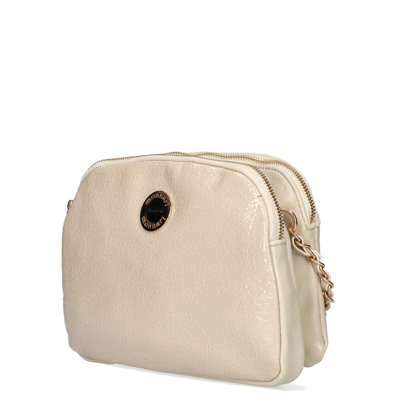 Lacquered handbag 069024WL MONNARI with an animal motif