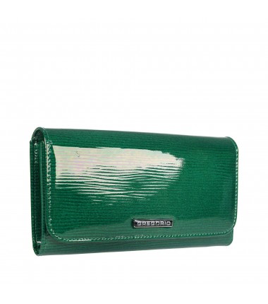 Women's lacquered wallet LN110 GREGORIO