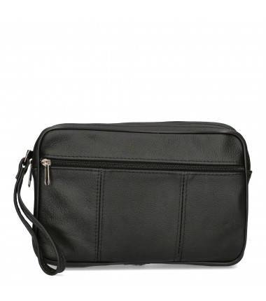 Men's sachet with a pocket on the front SS-11 Polish leather
