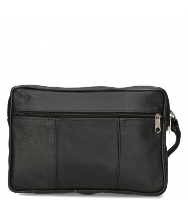 Men's sachet with a pocket on the front SS-02 Polish leather