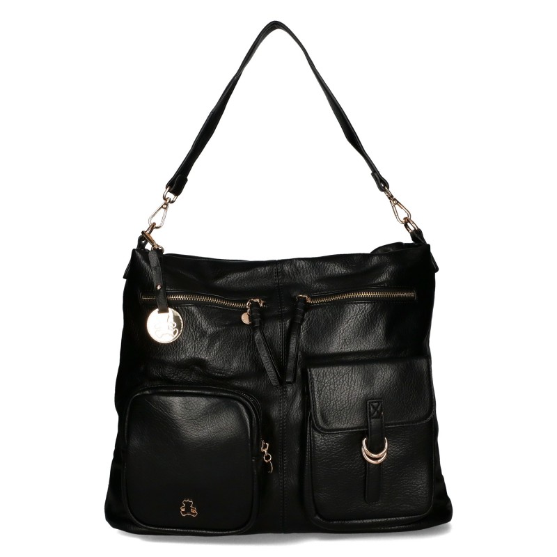 Handbag LULU-A22073 LULU CASTAGNETTE with pockets