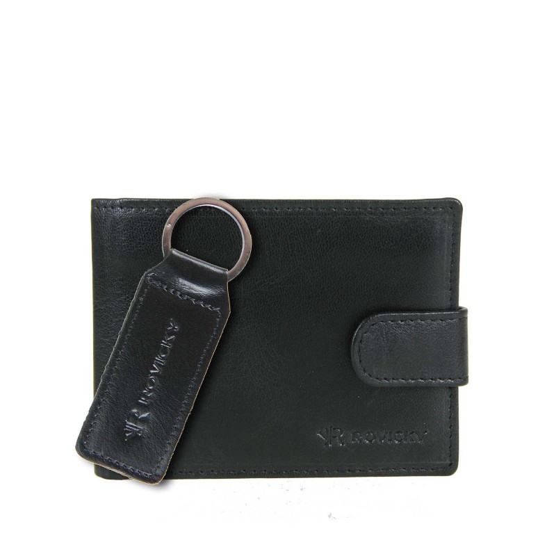 Pánska peňaženka + súprava kľúčenky R-SET-M-N003L-GVT Rovicky