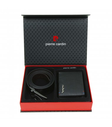 Gift set double-sided belt + wallet ZG-EX-03 Pierre Cardin
