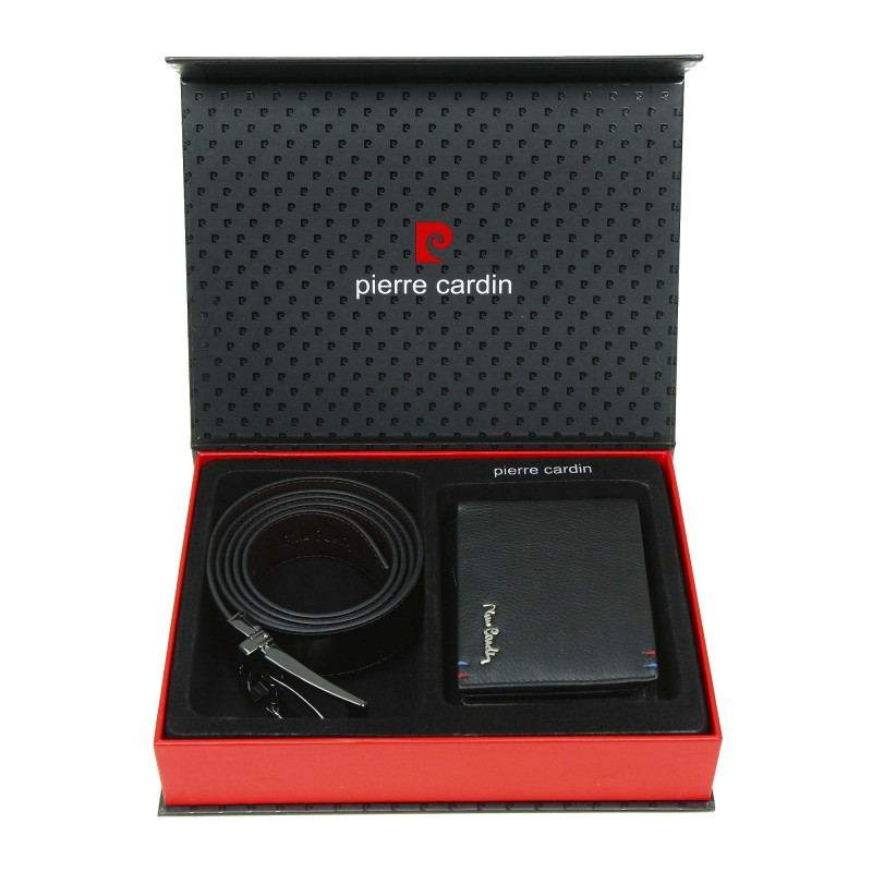 Gift set double-sided belt + wallet ZG-EX-03 Pierre Cardin