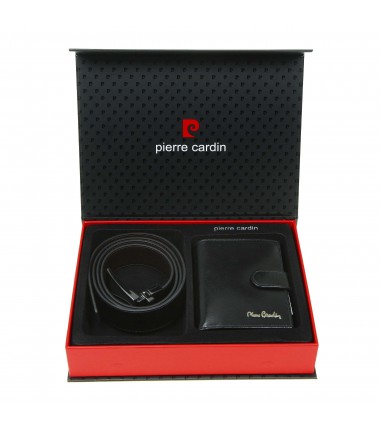 ZG-EX-06 Pierre Cardin belt + wallet gift set