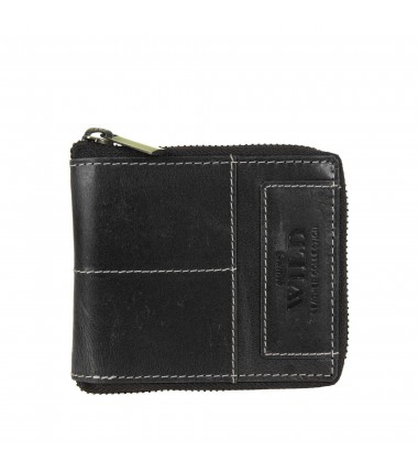 Piórnikowy portfel skórzany N50504-HWM WILD