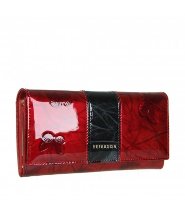 Women's leather wallet PTN42122-1-BF PETERSON