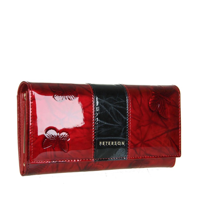 Women's leather wallet PTN42122-1-BF PETERSON