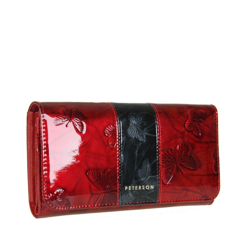 Women's leather wallet PTN421077-1-BF PETERSON