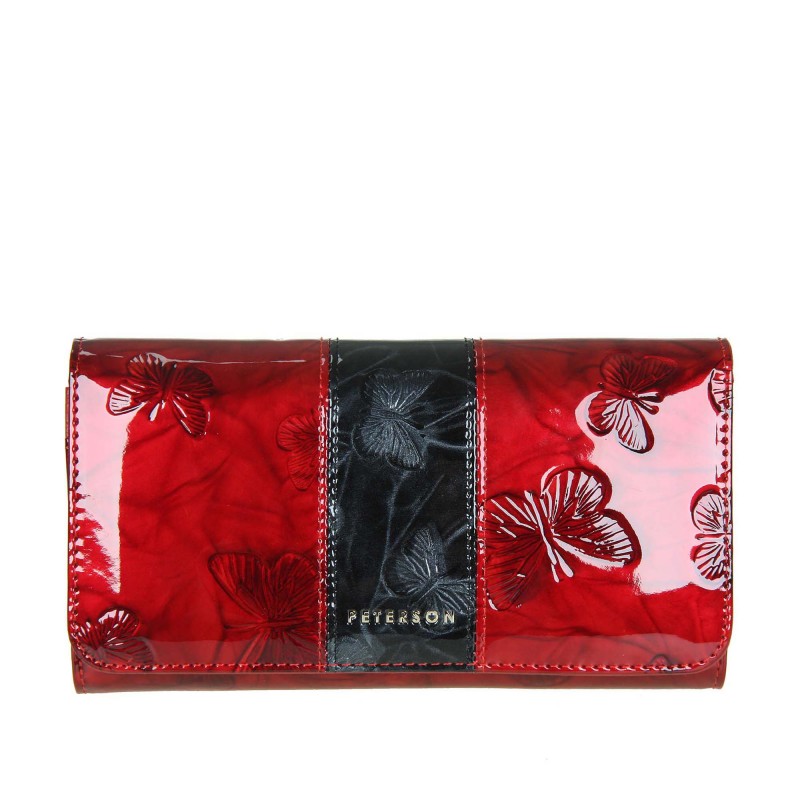 Women's leather wallet PTN421077-1-BF PETERSON