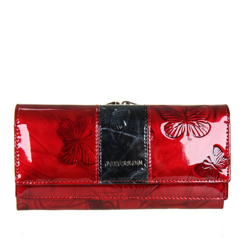 Women's leather wallet PTN421028-1-BF PETERSON