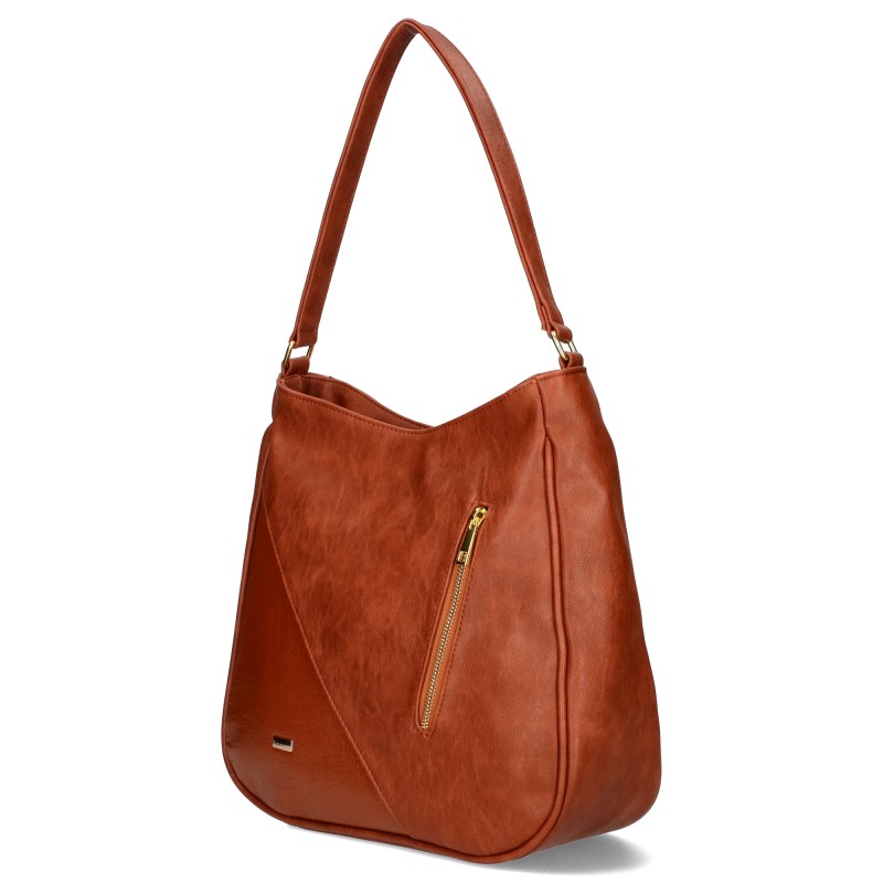 Handbag P0592 Brown POLAND