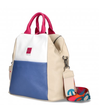 Leather handbag/backpack ES0192IS 24WL EGO