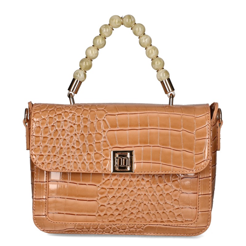 Handbag with a decorative handle 145023WL Monnari