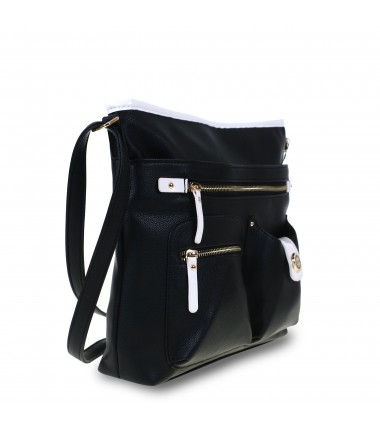 Messenger bag with pockets 221023WL Monnari