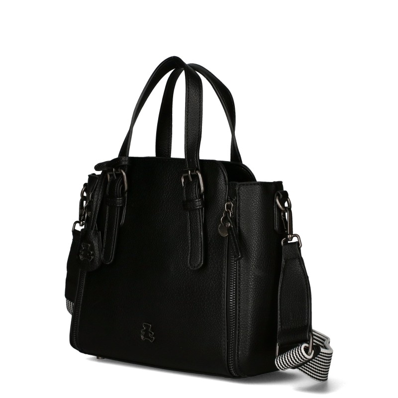 Handbag with a webbing strap LULU-A23092 LULU CASTAGNETTE