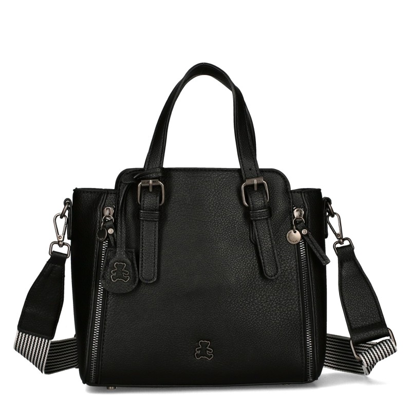 Handbag with a webbing strap LULU-A23092 LULU CASTAGNETTE