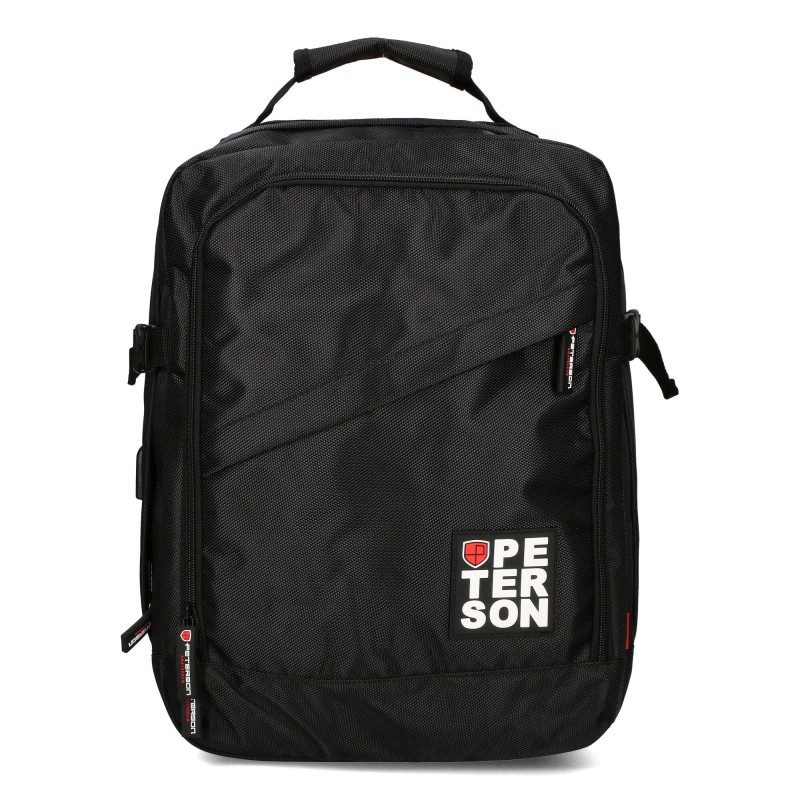 PTNPLG02T-1 PETERSON laptop USB backpack