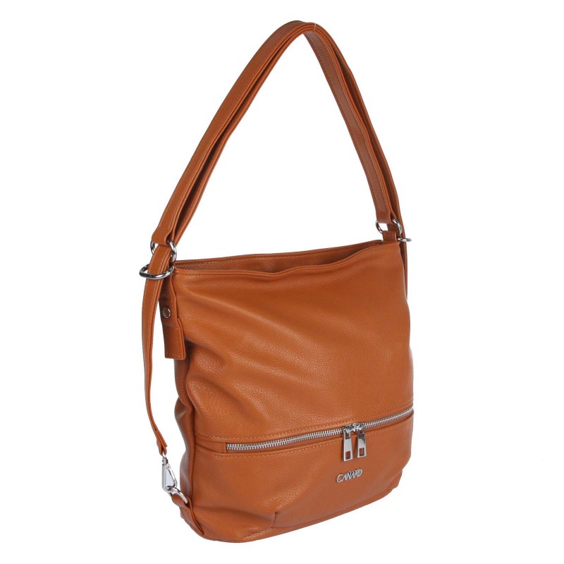Handbag with a pocket on the back ECGAL07 A13 Elizabet Canard
