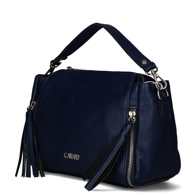 Handbag with silver fittings EC-C2102 A13-1 Elizabet Canard