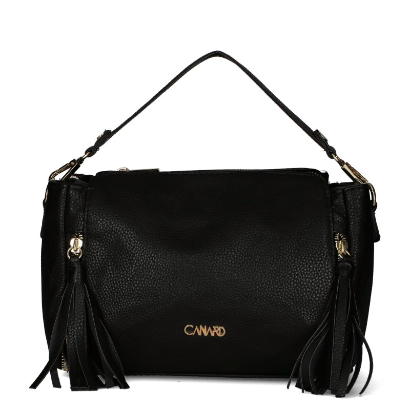 Handbag with golden fittings EC-C2102 A13 Elizabet Canard