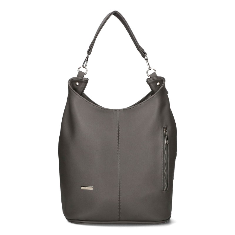 Handbag P0596 Gray POLAND
