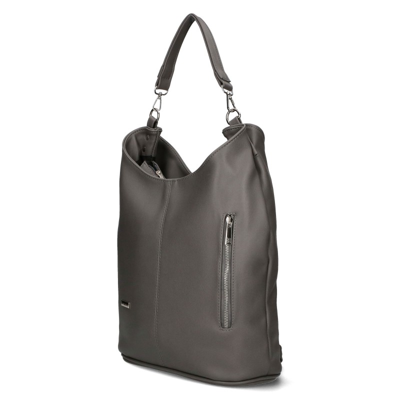 Handbag P0596 Gray POLAND