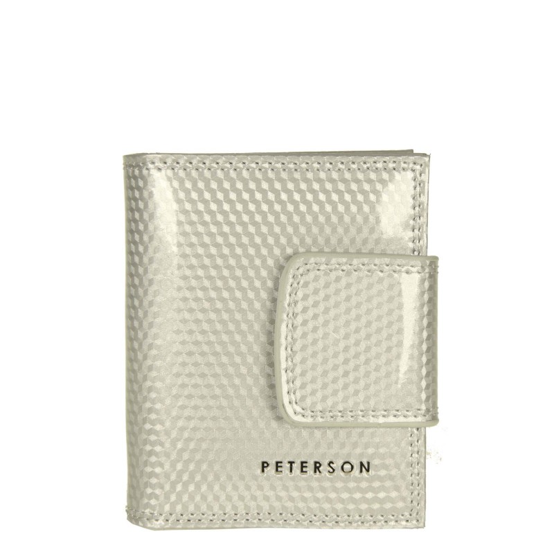 Skórzany portfel damski PTN42329-SBR PETERSON