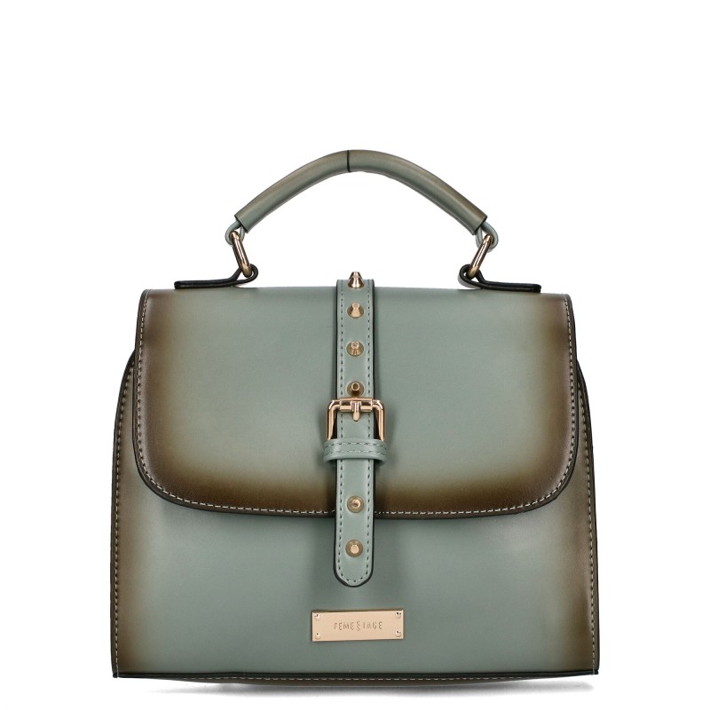 Handbag with a decorative strap 329024WL FEMESTAGE